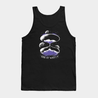 Use It Wisely Space Hourglass Tank Top